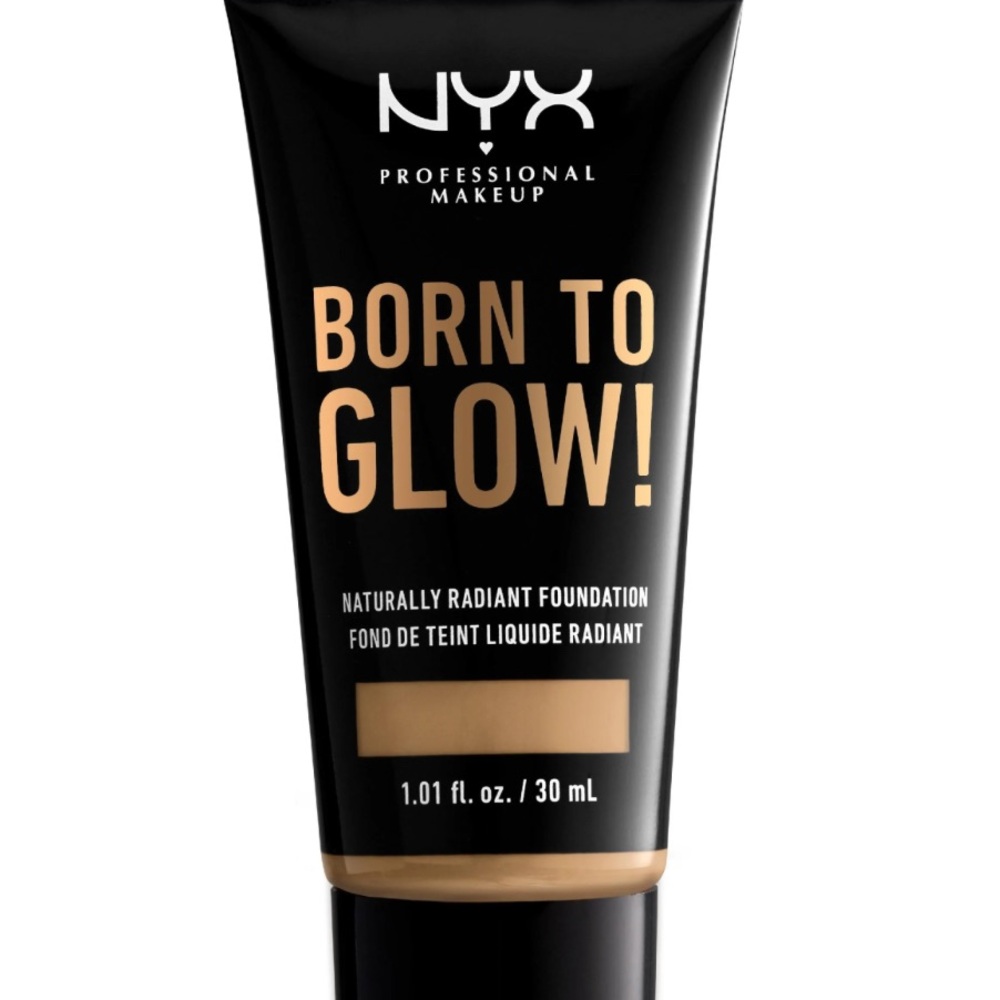 NEW NYX Born to Glow Foundation in Camel Med to Full Coverage